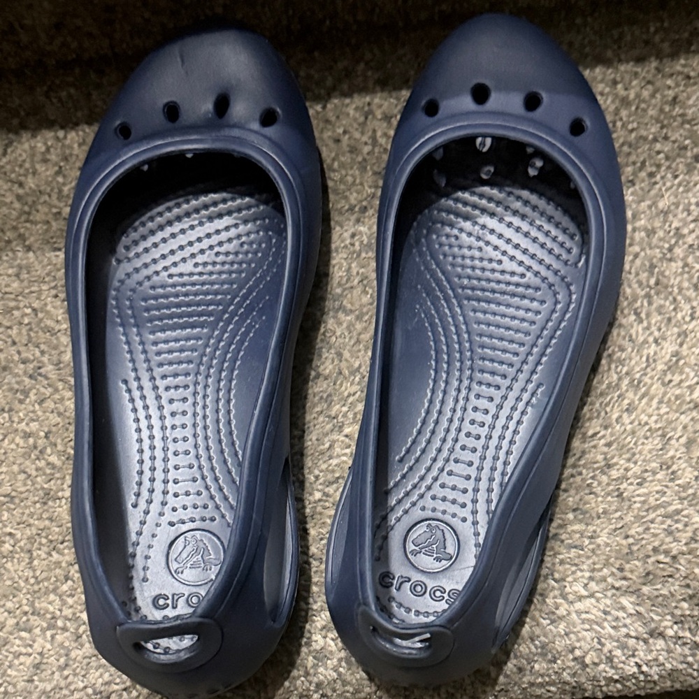 CROCS Dark Blue Flats